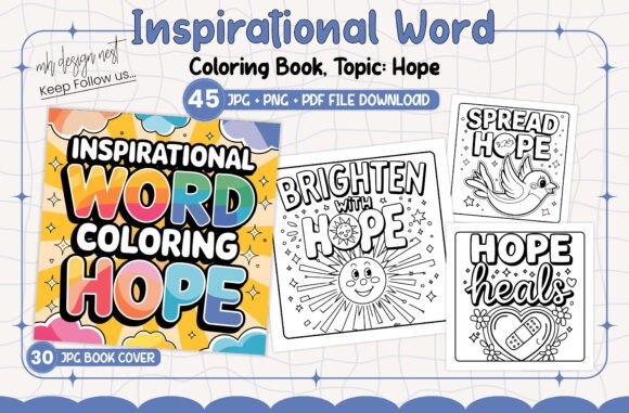Download Hope Inspirational Word Coloring Book - Inspirational word coloring book Collection