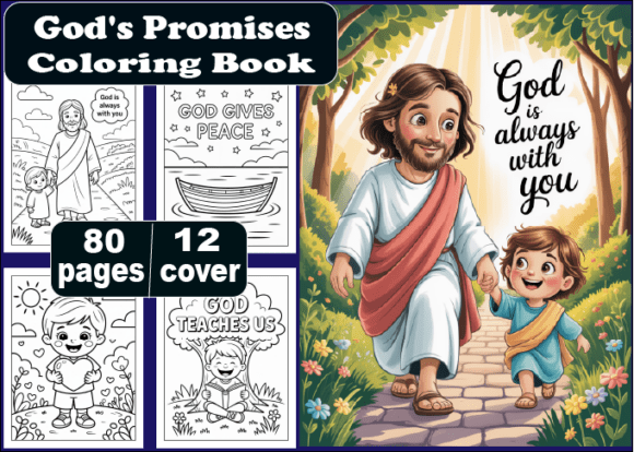 Download 80 God's Promises for Kids Coloring Book - Premium Resources