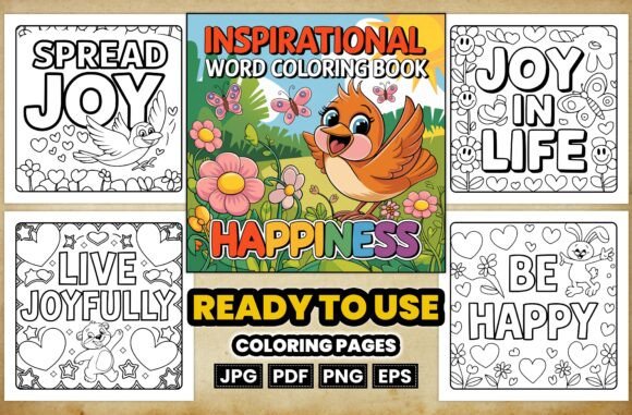 Download Inspirational Word Coloring Book - Inspirational word coloring book Collection