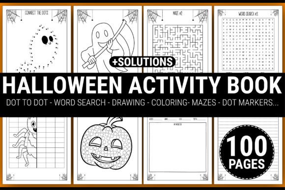 Download HALLOWEEN ACTIVITY BOOK for KIDS - Premium Bundle