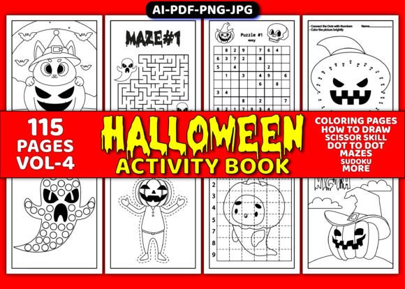 Download Halloween Activity Book Vol-4 - Premium Resources