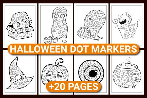 Download HALLOWEEN DOT MARKERS ACTIVITY BOOK - Premium Bundle